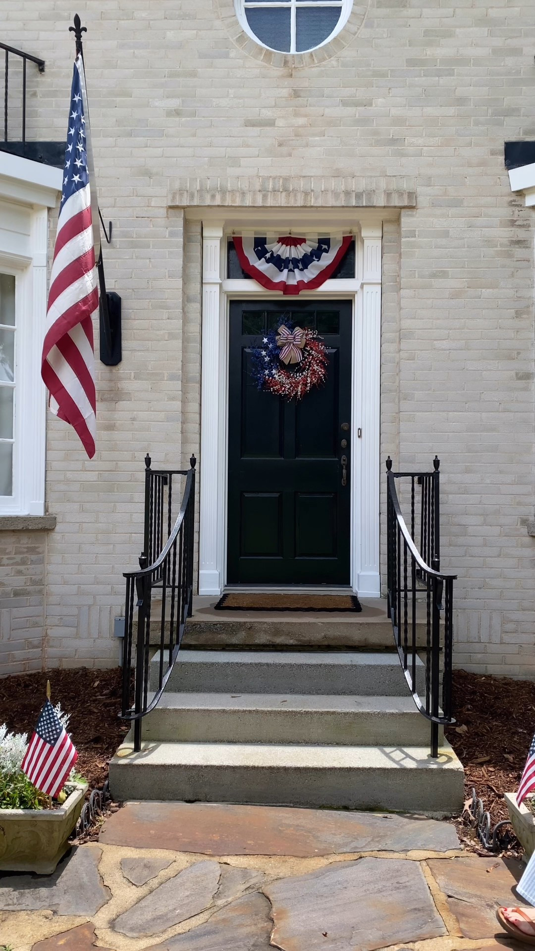 Discover elegant ways to decorate your porch with red, white, and blue for summer. These ideas transition beautifully from Memorial Day through the 4th of July.  More details on BelleAntiquarian.com

#LTKHome #LTKOver40 #LTKSummerEdit