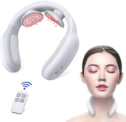 Neck Massager, Electric Pulse Heat Smart Cordless Neck Massage, 3 Modes 15 Strenth Levels for Hom... | Amazon (US)
