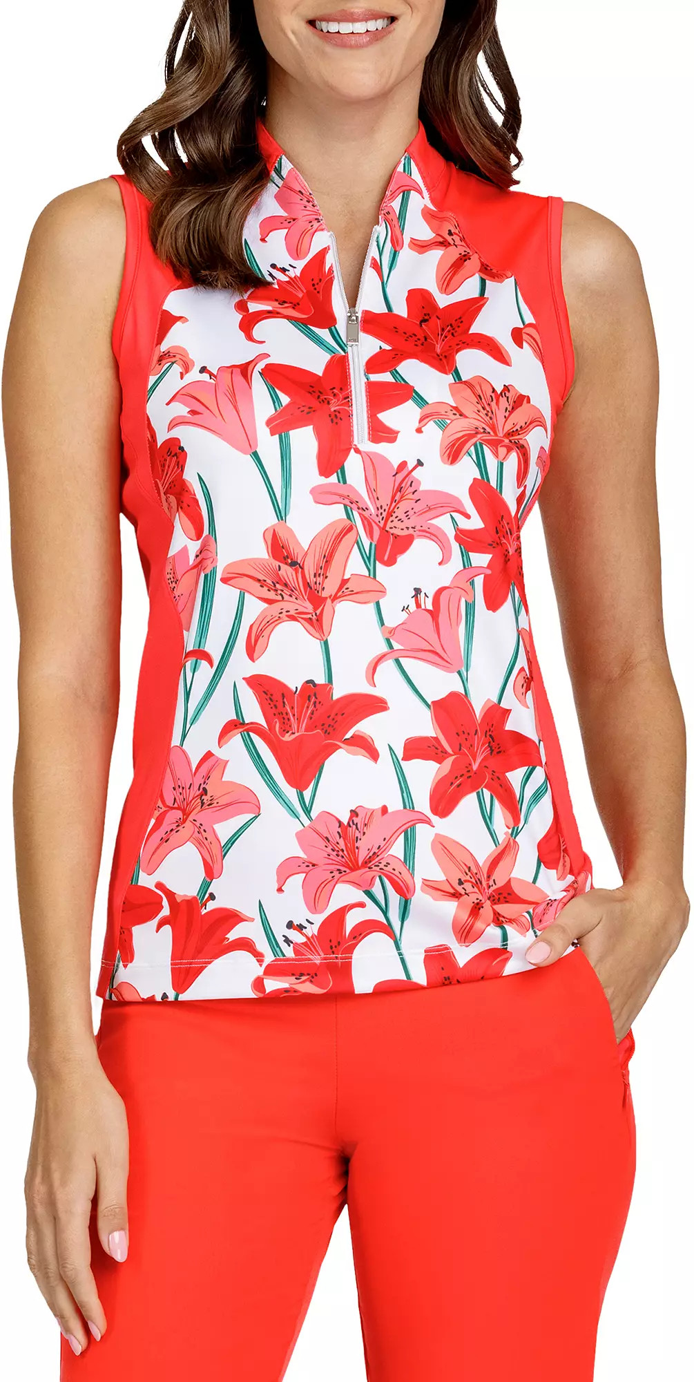 Tail Women's Sleeveless 1/4 Zip Gigi Golf Polo | DICK'S Sporting Goods