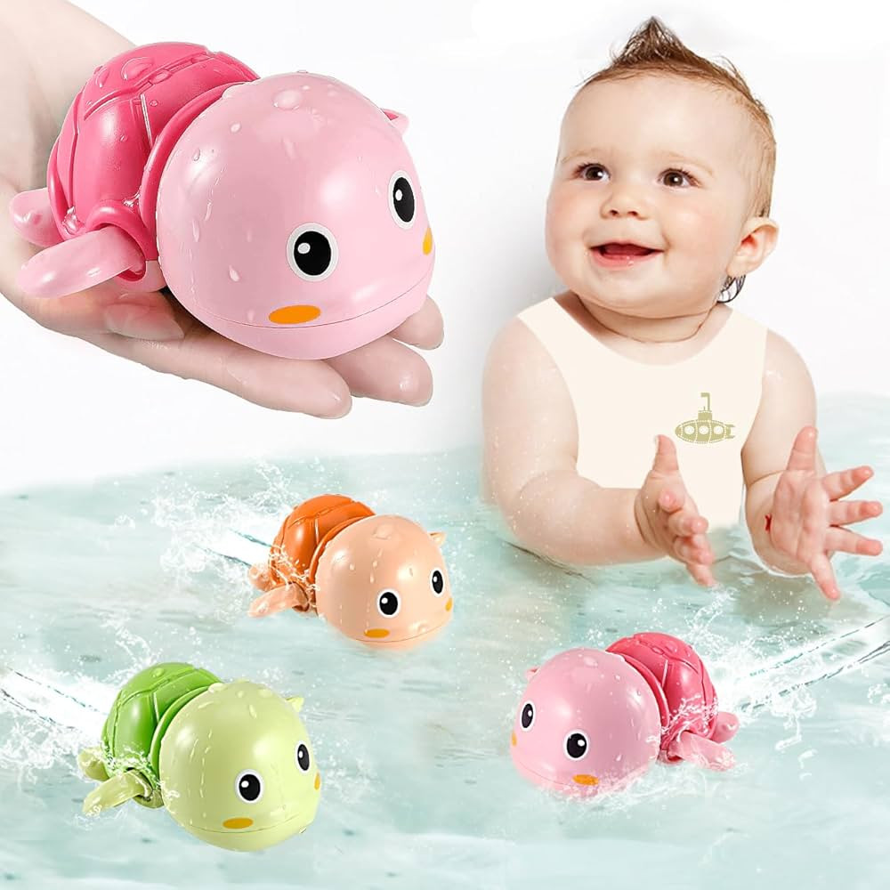 Bath Toys - Baby Water Toys for Toddlers 1-3 - Kids Pool Floating Toys for 1 Year Old Girl Boy Gi... | Amazon (US)