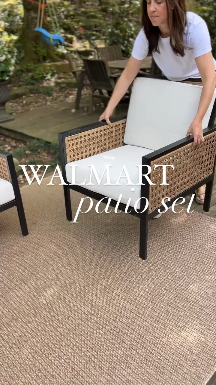 Walmart patio update! Such a great price for this set! 

Walmart,Walmart home, Walmart outdoor, Walmart patio, patio furniture, outdoor furniture, balcony, porch, deck, patio, seasonal refresh, outdoor rug, outdoor pillow, drink dispenser, planter
 #walmarthome 



#LTKstyletip #LTKhome #LTKSeasonal
