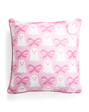 18x18 Girlie Ghosts Pillow | TJ Maxx