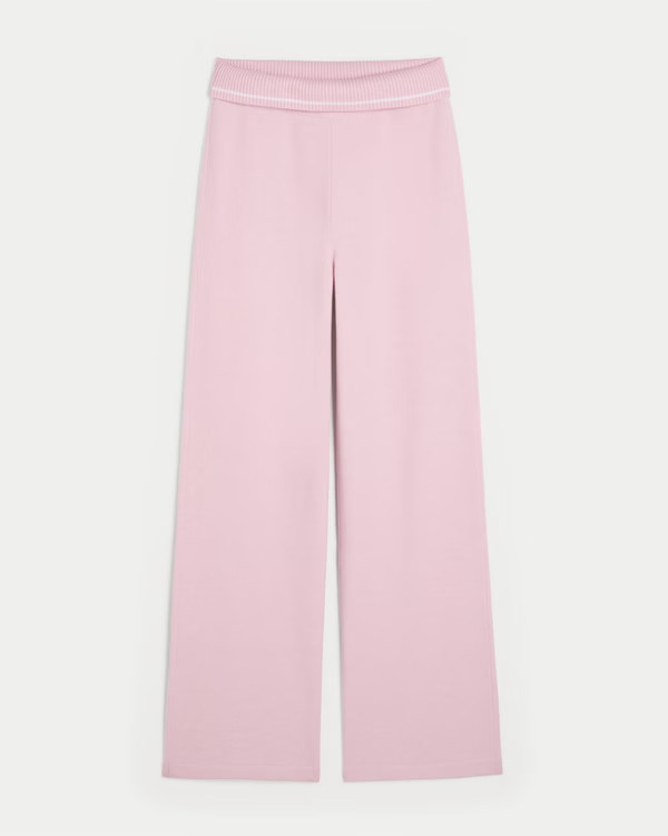Women's Gilly Hicks Sweater-Knit Straight Pants | Women's Bottoms | HollisterCo.com | Hollister (US)