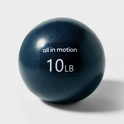 Medicine Ball 10lbs - Blue - All In Motion™: PVC Shell, Sand Fill | Target
