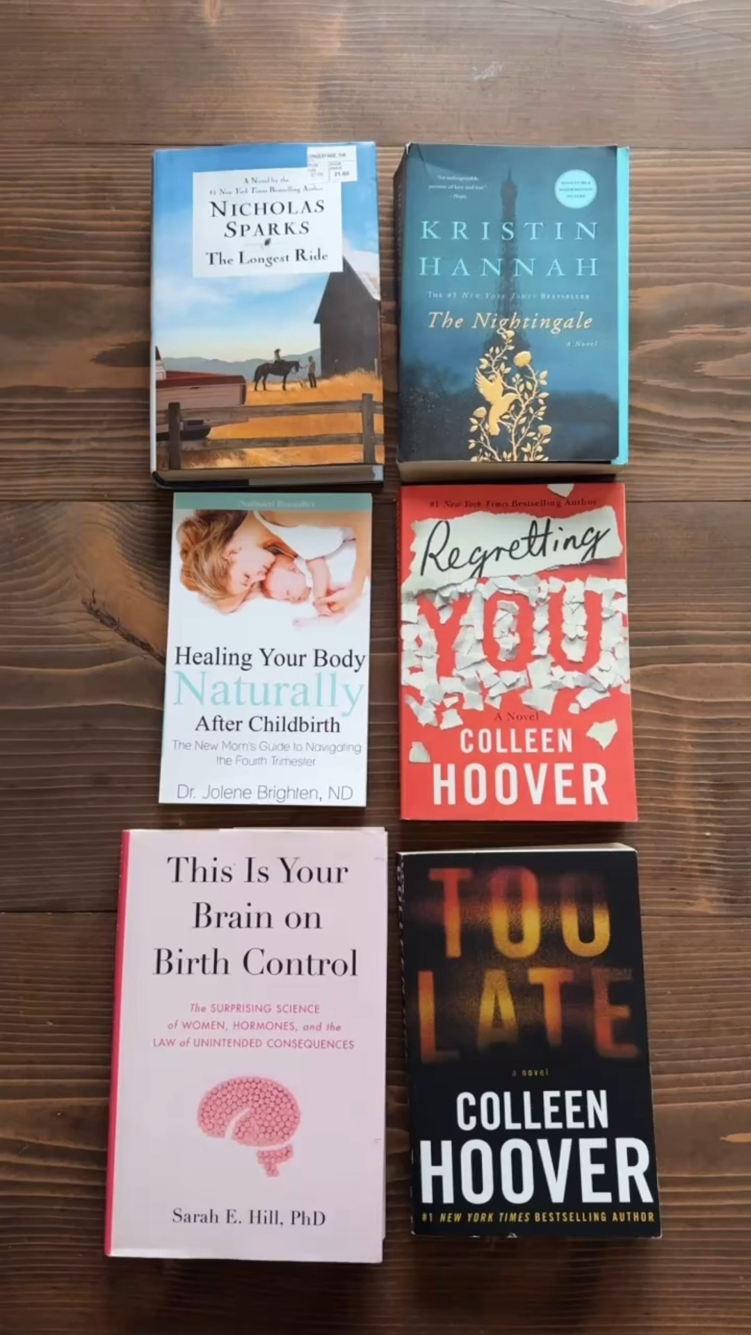 Some good reads! I love Colleen Hoover. And these post partum books were also a good readd

#LTKmomlife #LTKselfcare #LTKfitnessgoals