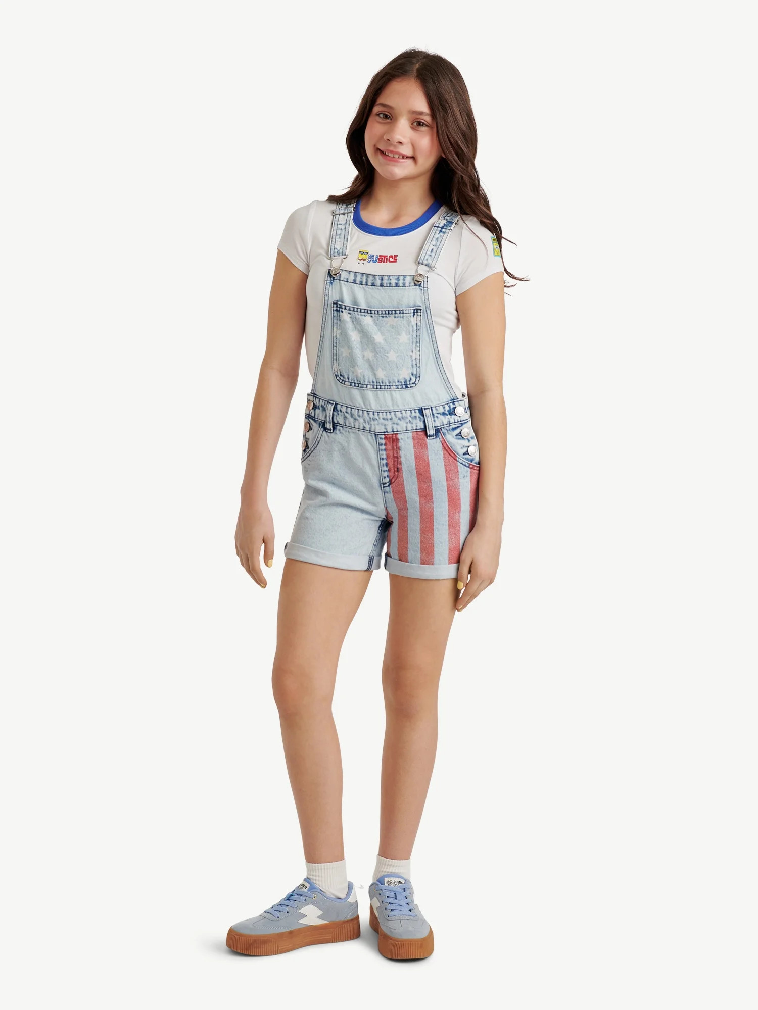 SpongeBob X Justice Girls Shortall, Sizes 6-18 | Walmart (US)