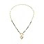 18k Gold Plated Chain Link Necklace for Women, Baroque Pearl/Compass Pendant Necklace | Amazon (US)