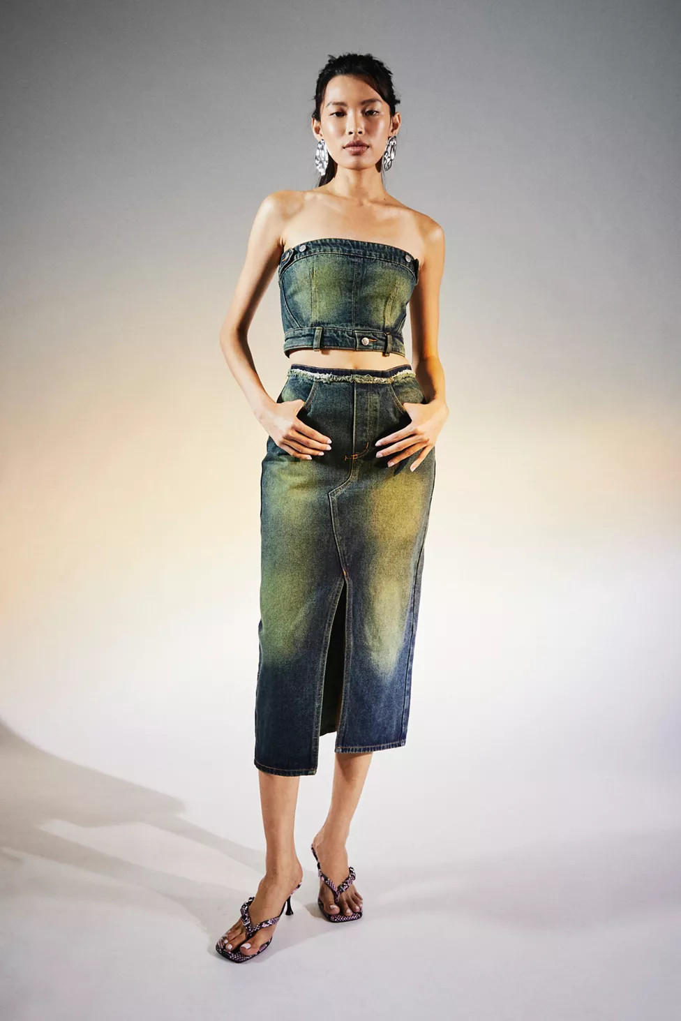 Jaded London Liberty 2-In-1 Detachable Midi Dress | Urban Outfitters (US and RoW)