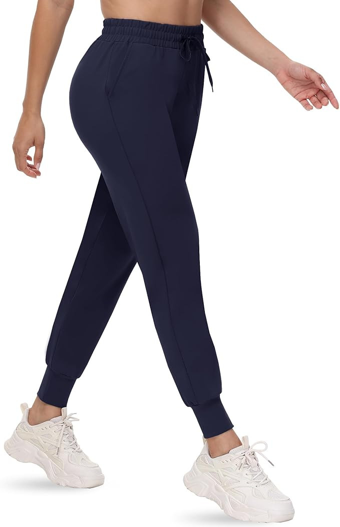 CAMPSNAIL Joggers for Women with Pockets - Womens Sweatpants Yoga Lounge Relaxed-fit Pants for Wo... | Amazon (US)