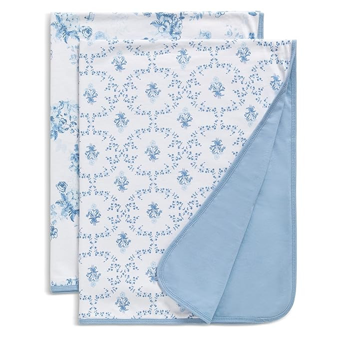 100% Organic Jersey Cotton Baby Receiving Blankets for Girls and Boys – 30x40 Inches - GOTS Cer... | Amazon (US)