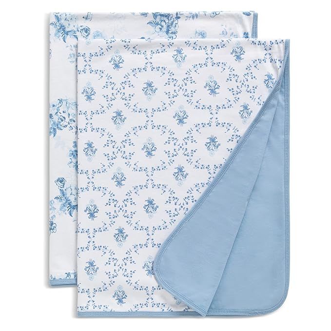 100% Organic Jersey Cotton Baby Receiving Blankets for Girls and Boys – 30x40 Inches - GOTS Cer... | Amazon (US)