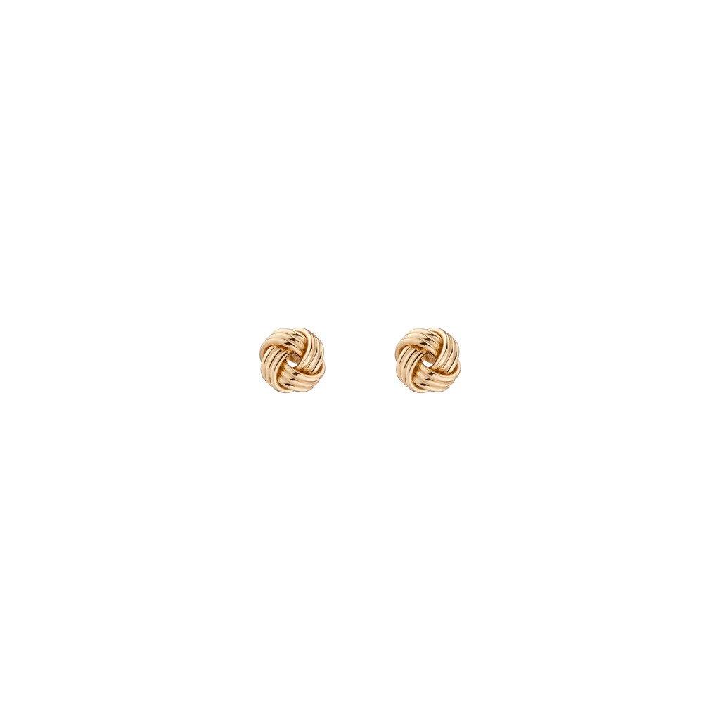 Gold Knot Stud Earrings | AUrate New York