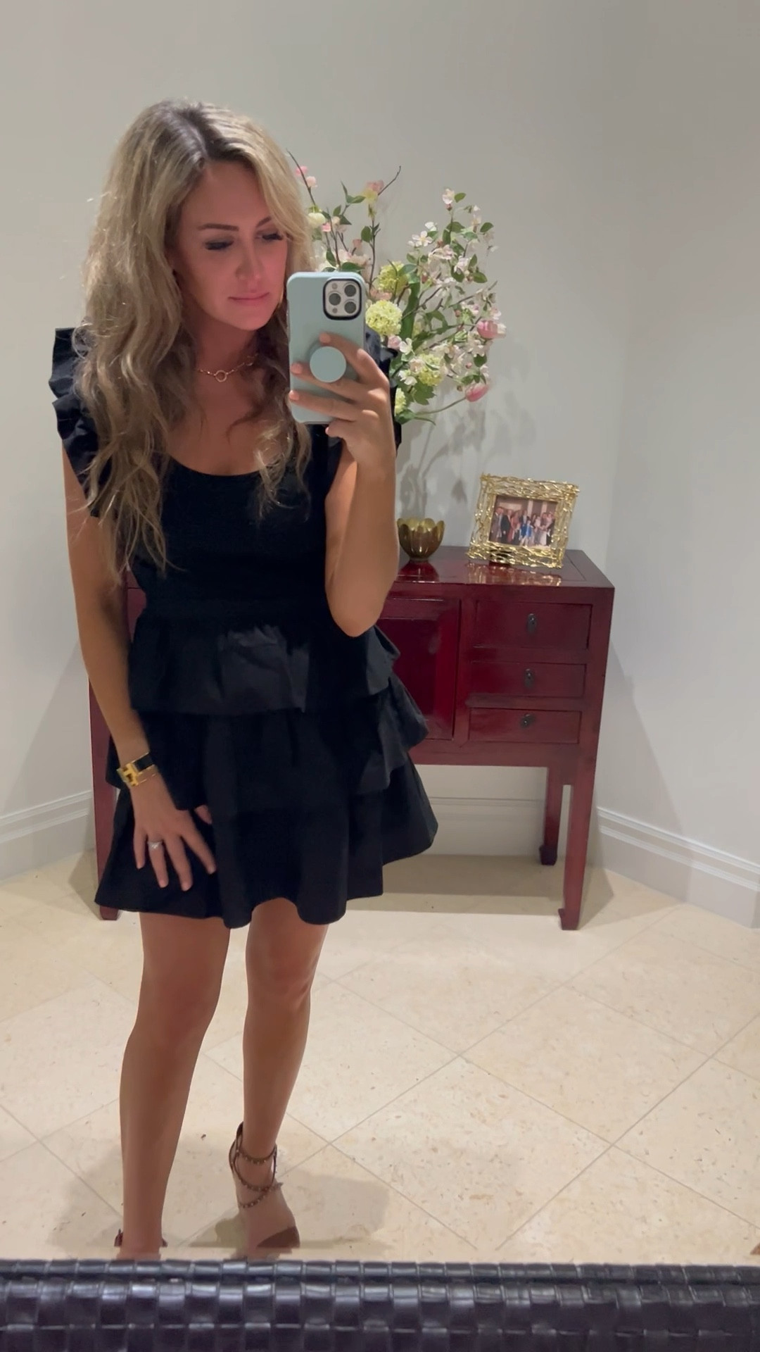LBD with the cutest ruffles 🖤

#LTKstyletip #LTKtravel