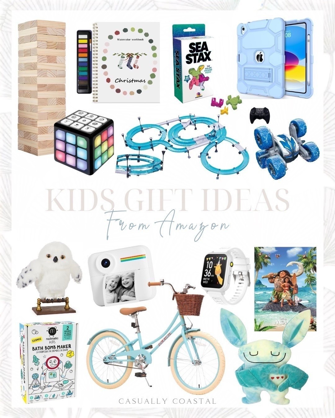 Kids Gift Ideas From Amazon

Amazon gift guide, kids gift guide, kids smart watch, Amazon toys, camera instant print, weighted plush toy, beginner watercolor painting kit, girls bike with basket, kids bike, giant tumble tower, stacking wooden blocks, iPad case, apple iPad 11 inch, bath bomb maker, Sea Stax creature shaped pattern puzzle, remote control car, flashing cube electronic memory and brain game, slot car race track set, enchanting Hedwig interactive owl, Disney puzzle, Moana puzzle 


#LTKFindsUnder50 #LTKKids #LTKGiftGuide