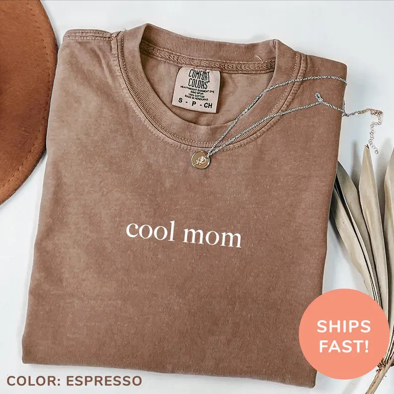 Comfort Colors® Cool Mom Shirt, Cool Moms Club Shirt, Mom Life Shirt, Mother’s Day Shirt, Mom ... | Etsy (US)