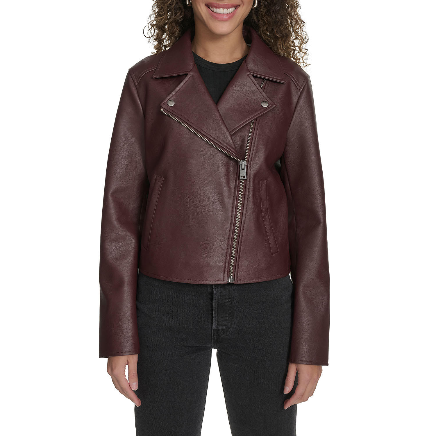 Levi's Women's Faux Leather Jacket RedXXL:- XXL, Red | Sam's Club
