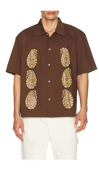 Mirissa Relaxed Shirt in Earth | Revolve Clothing (Global)