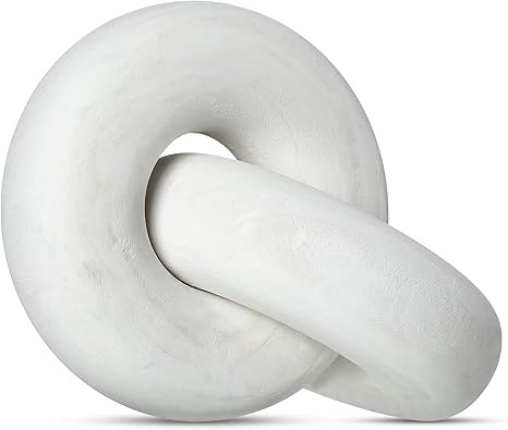 Yalikop 2-Link Wood Chain Decoration Wood Knot Decor Decorative Wood Link Chain Boho Hand Carved ... | Amazon (US)