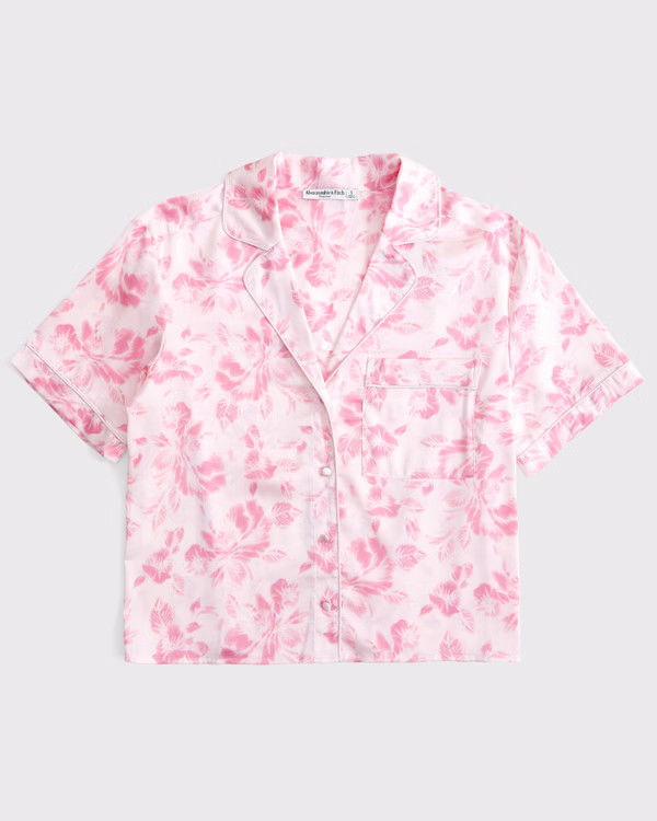 Short-Sleeve Sleep Shirt | Abercrombie & Fitch (US)