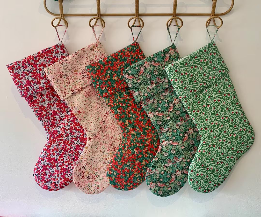 Liberty of London Christmas Stockings. - Etsy | Etsy (US)