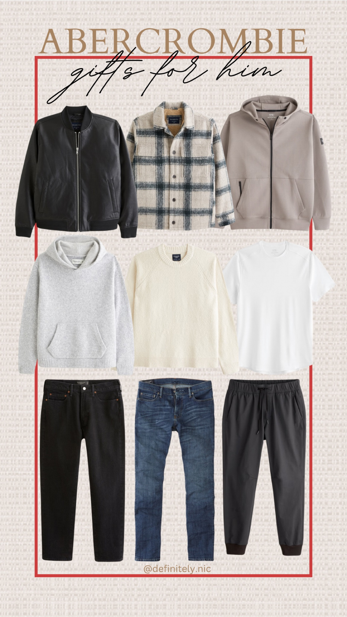 Abercrombie sale gift guide for him!

Use code SUITEAF for an extra 30% off!

Sweaters, blazers, jackets, joggers, jeans, etc.

#LTKsalealert #LTKHoliday #LTKGiftGuide