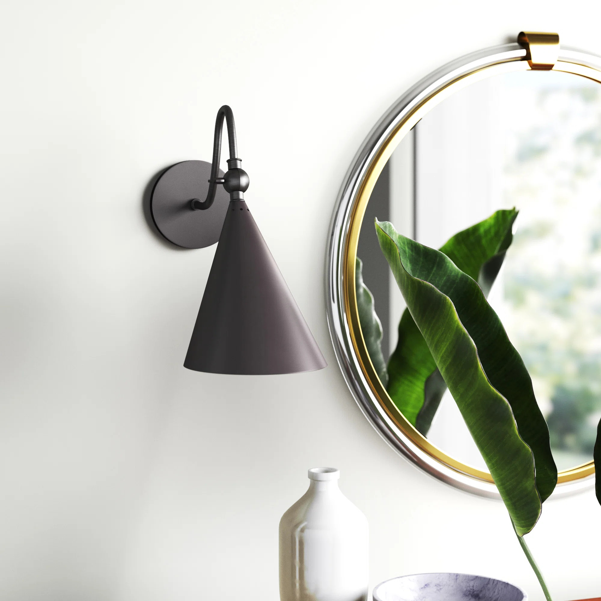 Cogan Armed Sconce | Wayfair North America