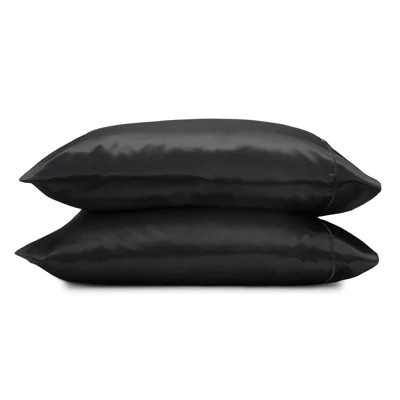 Martex Elegance Satin Silk Pillowcases Hotel Quality - Super Soft & Breathable Great For Hair And Skin | Wayfair North America