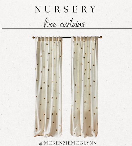 Nursery bee 🐝 curtains 


Anthropologie 
Home finds
Baby girl nursery 

#LTKbump #LTKhome #LTKbaby