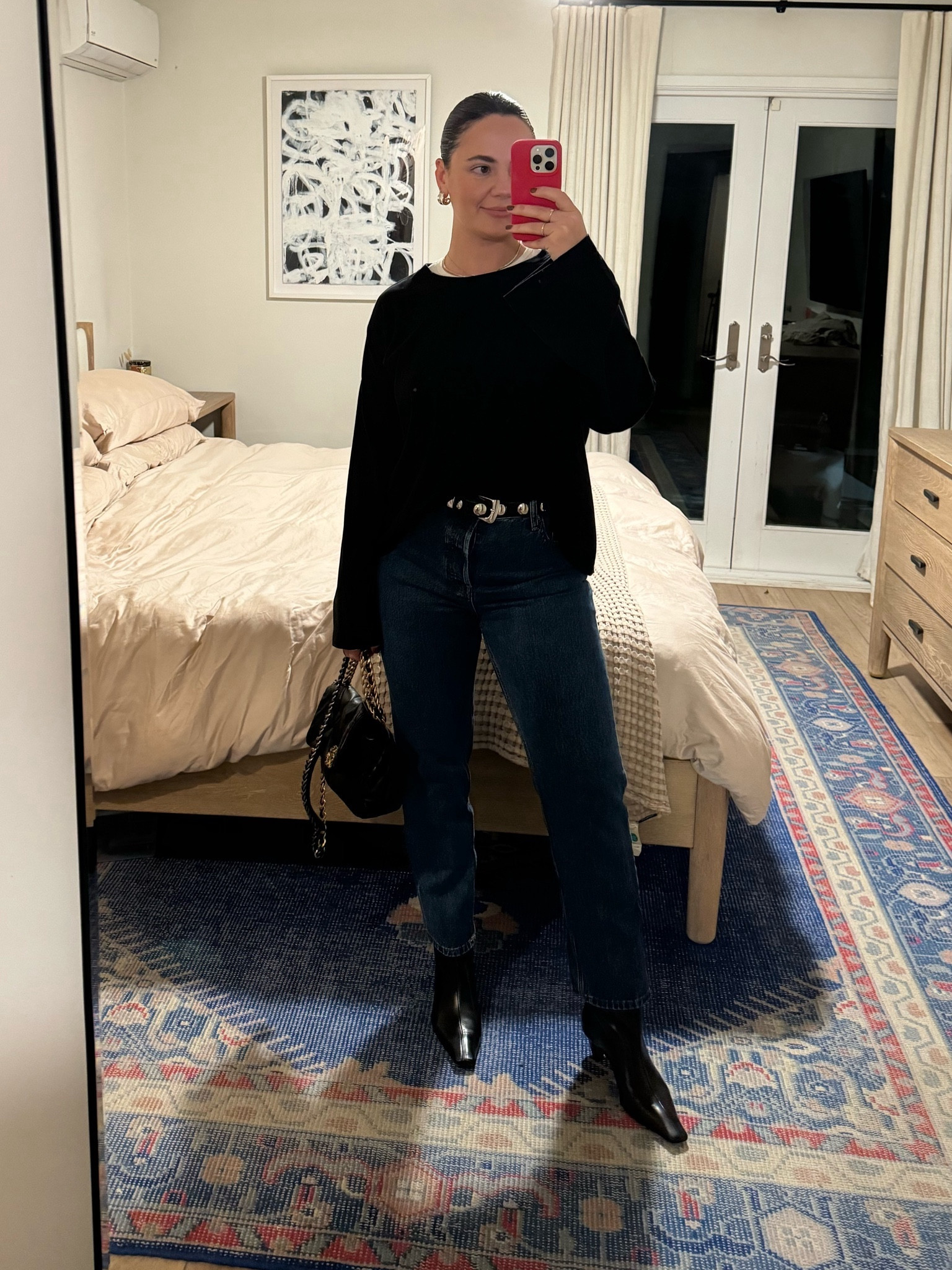 Sleek chic fit tonight 🖤 

#LTKfindsunder50 #LTKfindsunder100 #LTKmidsize