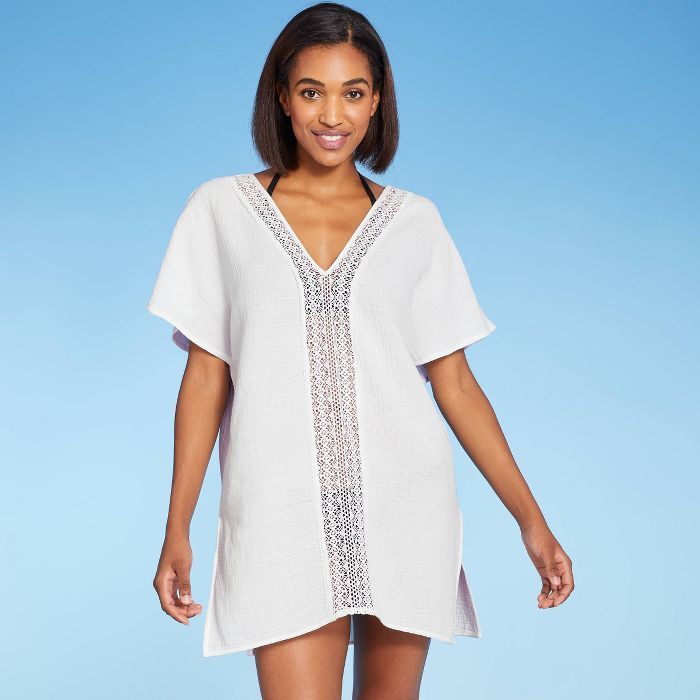 Women's Crochet Insert Cover Up Dress - Kona Sol™ | Target
