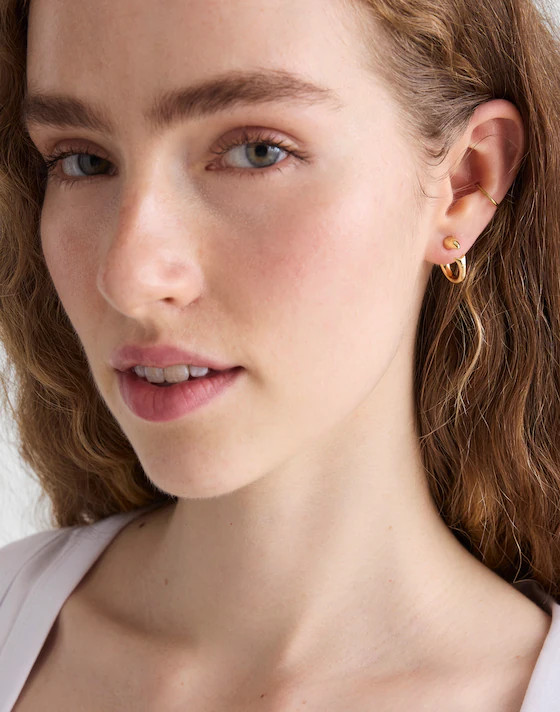 Fish Split Hoop Earrings | Madewell