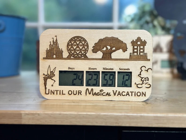 Countdown Clock for Your Next Disney Trip - Etsy | Etsy (US)
