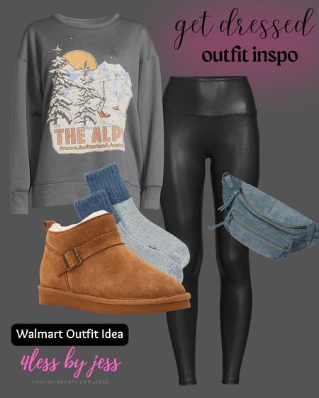 Winter outfit idea from Walmart 

#walmartpartner @walmart 

#LTKHoliday #LTKstyletip #LTKfindsunder50