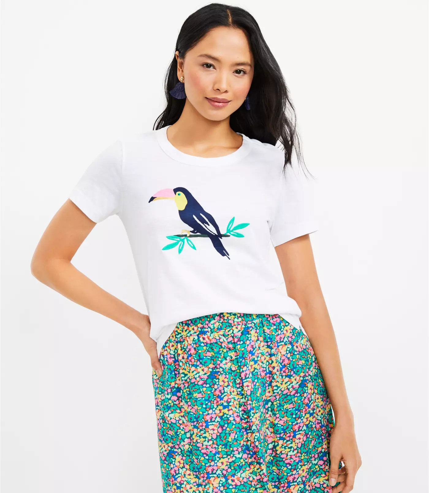 Toucan Everyday Crew Tee | LOFT