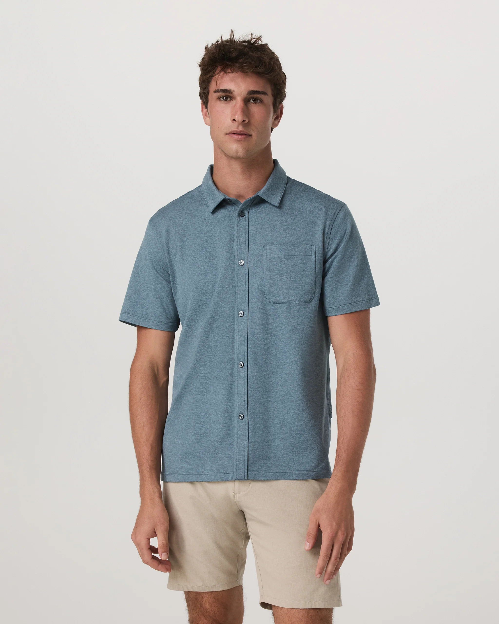 Short Sleeve Ponto Button Down Shirt | Vuori Clothing (US & Canada)