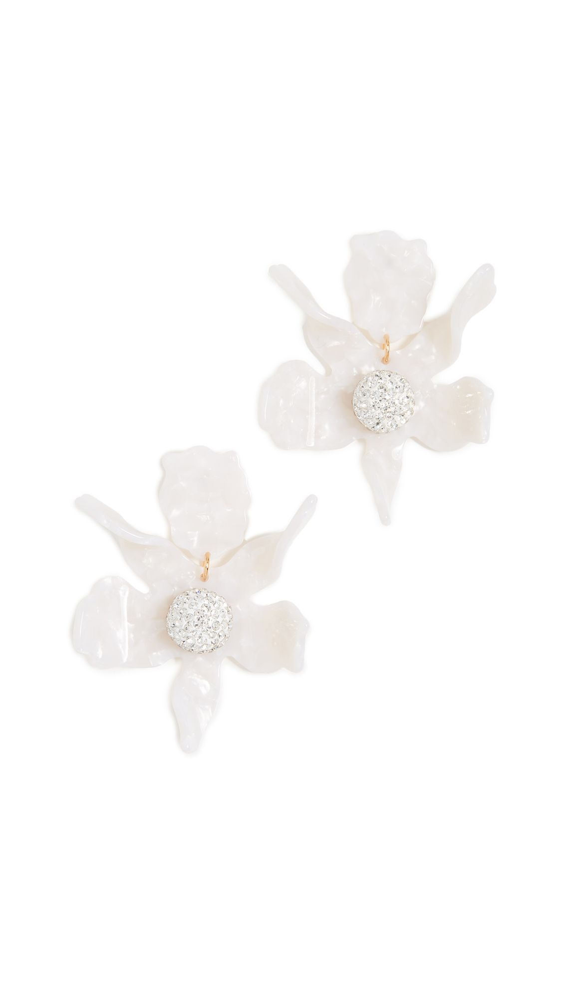 Lele Sadoughi Crystal Lily Earrings | Shopbop