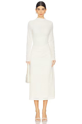 LIONESS Resolution Midi Dress in Beige from Revolve.com | Revolve Clothing (Global)