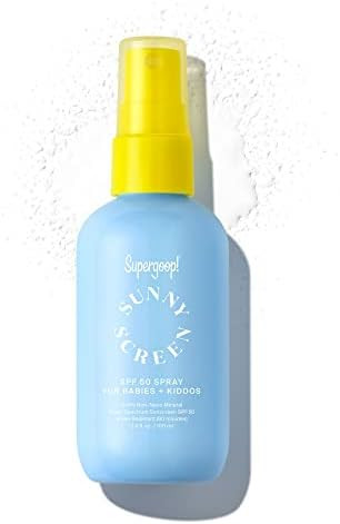 Supergoop! Sunnyscreen 100% Mineral Spray SPF 50, 3.4 fl oz - Face & Body Sunscreen for Babies & ... | Amazon (US)
