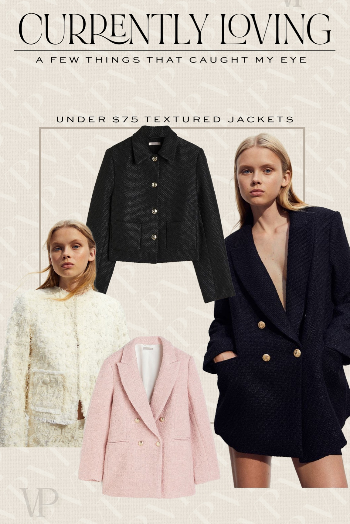 Textured jackets are here to stay for fall/winter! All of these new arrivals from H&M are on sale 

#LTKunder100 #LTKstyletip #LTKunder50