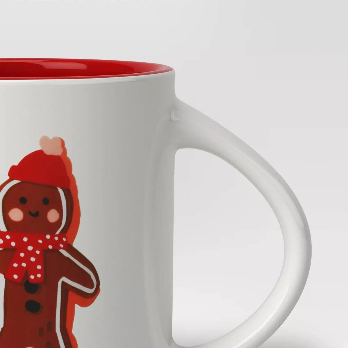 16oz Christmas Stoneware Bite Me Mug White - Wondershop™ | Target