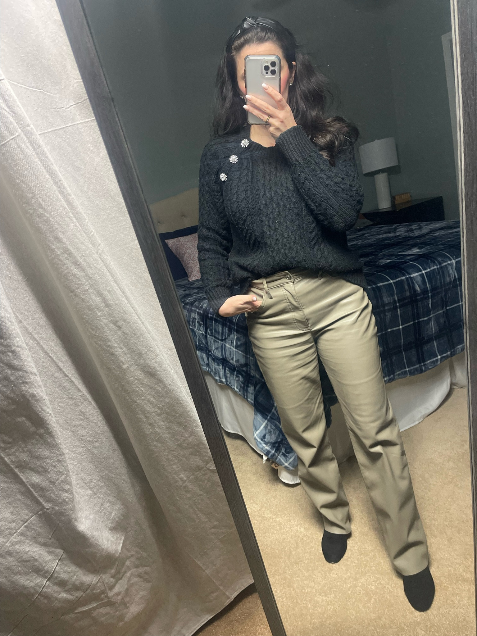 Some of what I am wearing is a couple of years old but I have linked similar options.

Workwear, winter workwear, winter outfit, neutral looks, winter look, leather pants, classic style, modest style, Christian style,office wear

#LTKOver40 #LTKWorkwear #LTKStyleTip