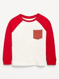 Long-Sleeve Pocket T-Shirt for Toddler Boys | Old Navy (CA)