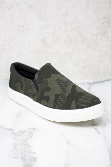 The Abigail Camo Sneakers | The Pink Lily Boutique