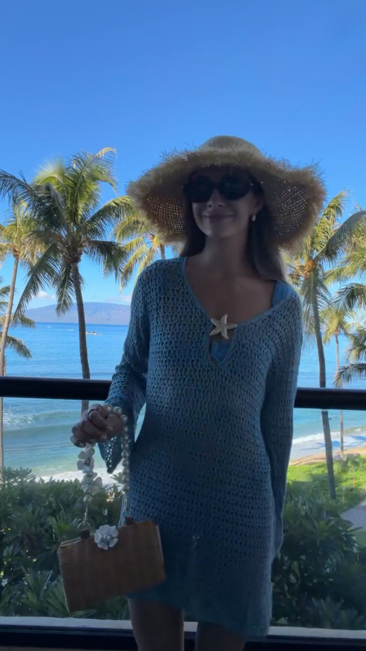 Love this hat and swim cover up!!! Linking similar for both 🤍🌺🌊