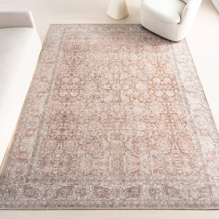 Nuloom Hillstone Collection Traditional Vintage Medallion Area Rug, 7' 10" x 10', Glenette Rust | Walmart (US)