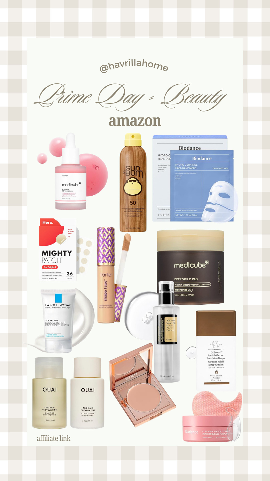Prime Day Beauty, prime day beauty deals, Amazon beauty finds, Amazon skincare, skincare favorites, beauty essentials, medicube skincare, Biodance masks, Korean skincare, K beauty products, Sun Bum sunscreen, facial sunscreen, pimple patches, Hero Mighty Patch, Tarte Shape Tape, La Roche Posay moisturizer, COSRX snail mucin, Drunk Elephant bronzing drops, collagen eye patches, under eye patches, beauty routine, skincare routine, Amazon Prime Day deals, beauty deals, affordable skincare, viral beauty products, self care essentials, skincare must haves

#LTKSaleAlert #LTKBeauty