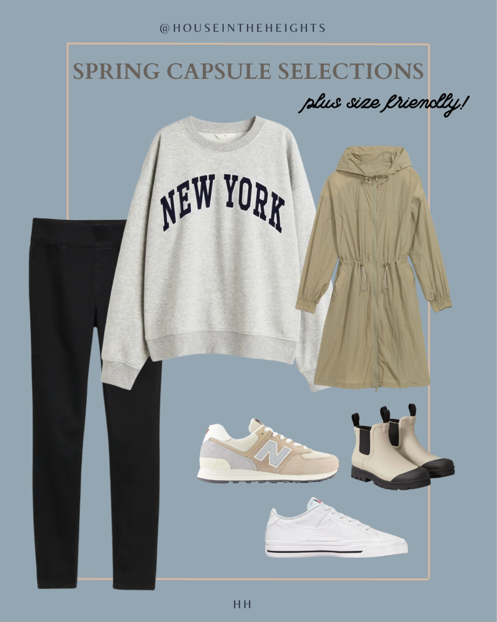 Spring capsule wardrobe pieces for a casual look. Plus size friendly! 



#LTKcurves #LTKfit #LTKshoecrush
