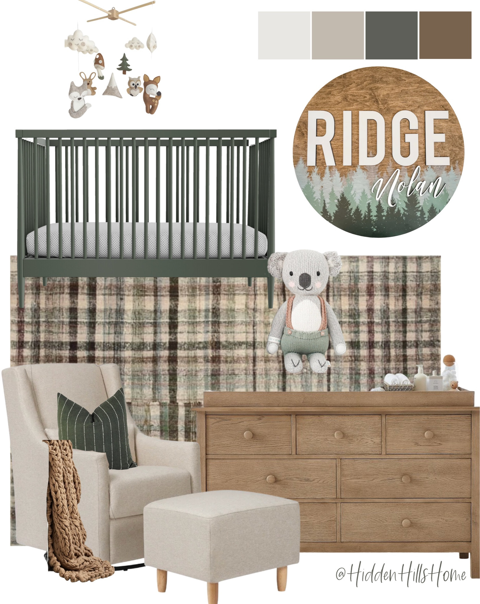Nursery decor, woodlands nursery, home decor, nursery Inspo, baby boys room, crib, glider #nursery

#LTKhome #LTKbaby #LTKsalealert