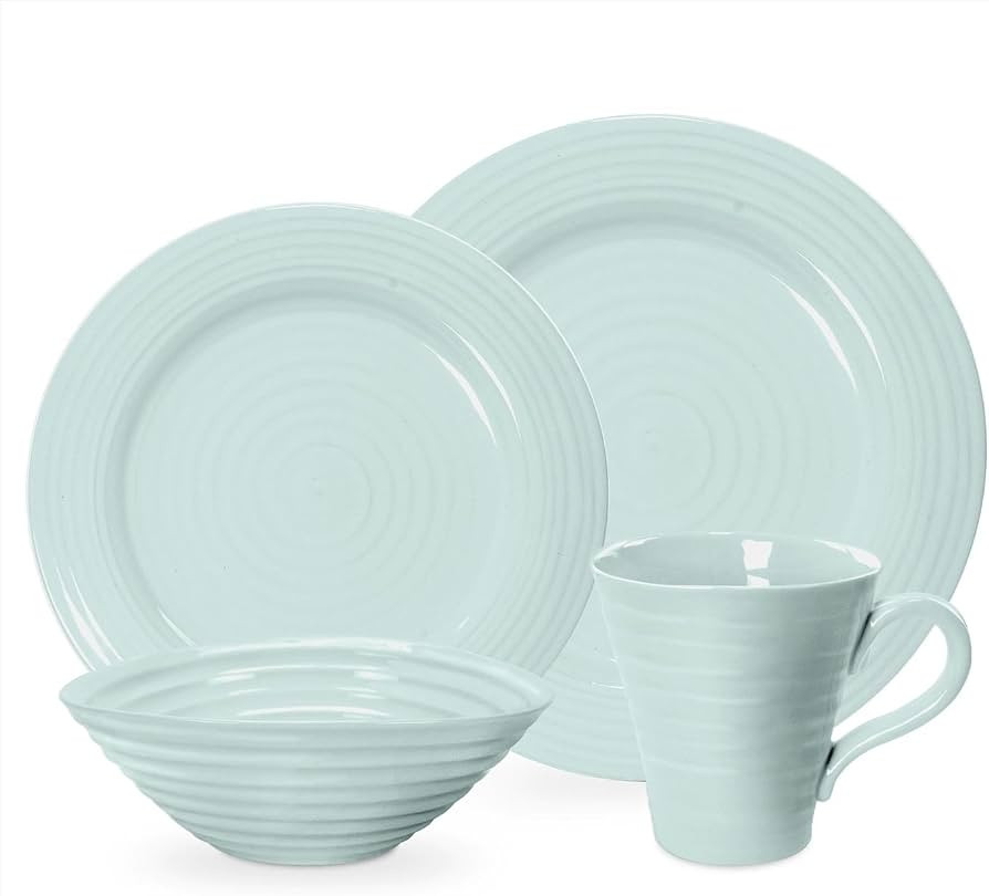 Portmeirion Sophie Conran Celadon 4 Piece Placesetting | Amazon (US)