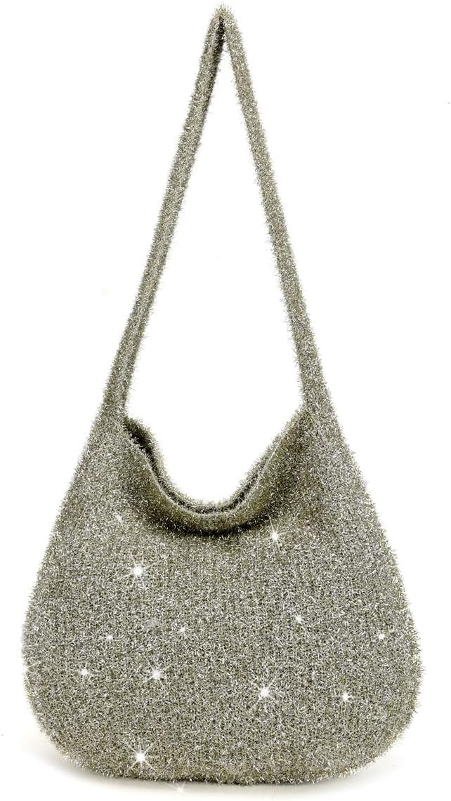 ENBEI large Sparkly bag for clubbing party tote bag aesthetics for women .Christmas,New Year,Gift... | Amazon (US)